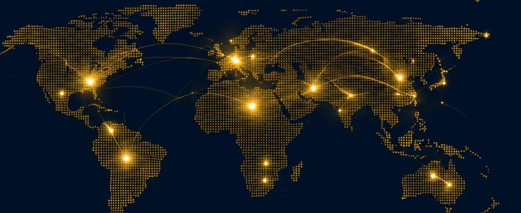 International activity map