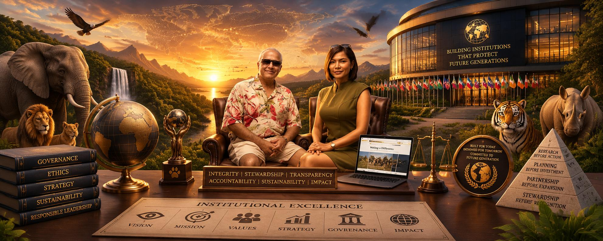 Thailand Strategic Pilot Initiative with founder, ambassador, institutional partners, and animal protection vision