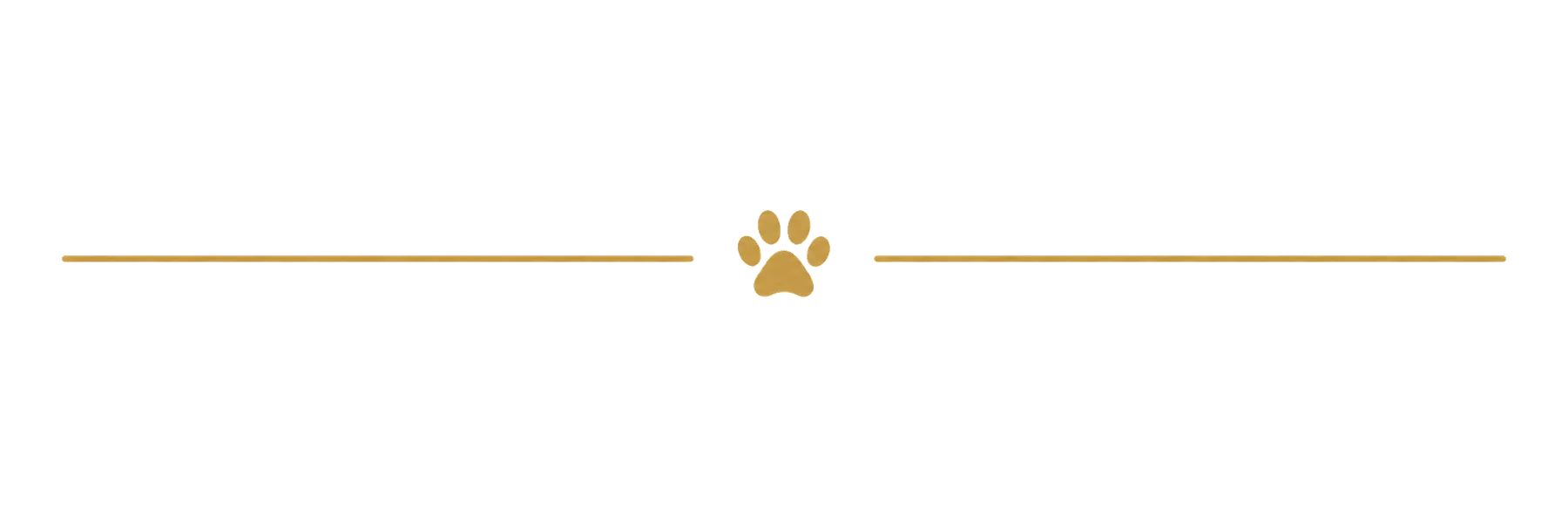Gold paw divider